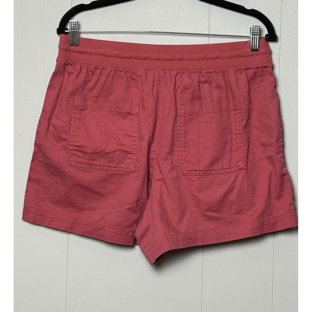 Gap Women's 100% Cotton Utility Drawstring Shorts Rose Pink Size Medium - Picture 2 of 8